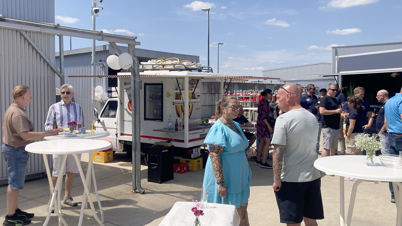 Betriebsfeier von „Air Products“ zum 5-jährigen Jubiläum 2025, Köln, Hugo-Junkers-Straße