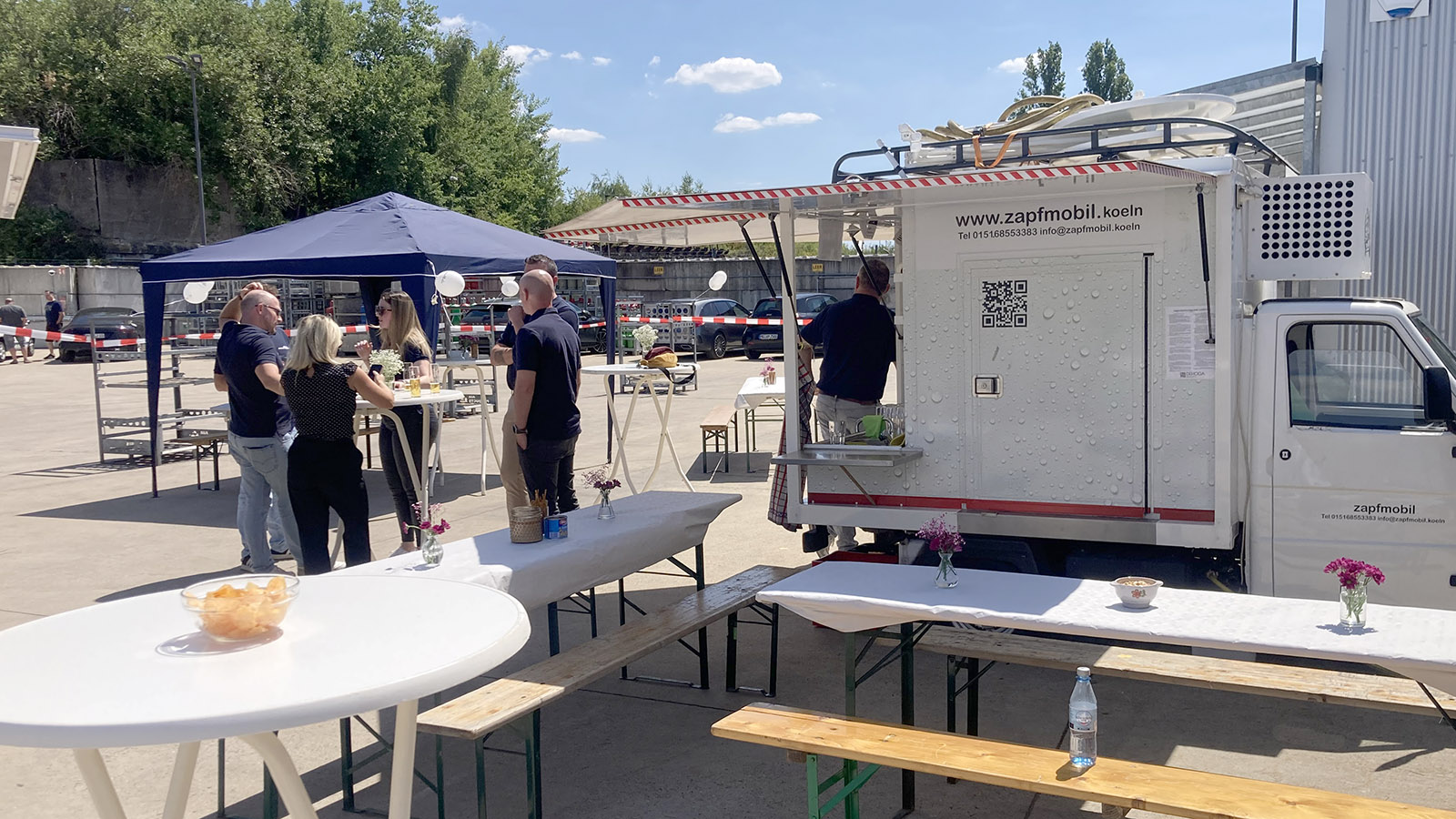 Betriebsfeier von „Air Products“ zum 5-jährigen Jubiläum 2025, Köln, Hugo-Junkers-Straße