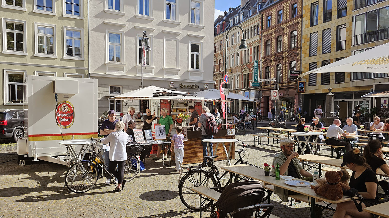 Schlemmen & Schwaade, Feierabendmarkt 2026, Vringsveedel, Severinskirchplatz